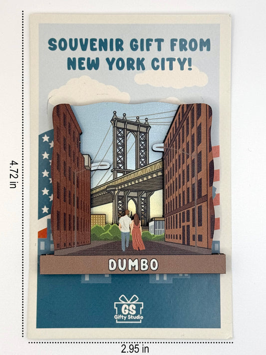 Dumbo - 3D Wooden Souvenir Magnet - 10 pcs