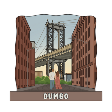Dumbo - 3D Wooden Souvenir Magnet - 10 pcs