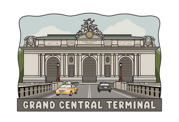 Grand Central Terminal - 3D Wooden Souvenir Magnet